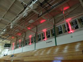 Up Lighting in Field House